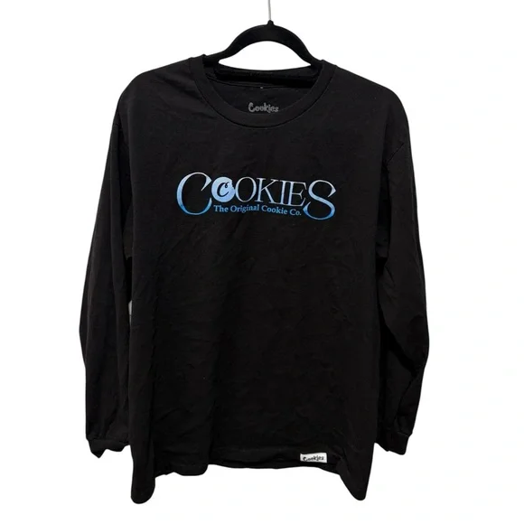 Black Long Sleeve Cookies Shirt - Picture 2 of 5